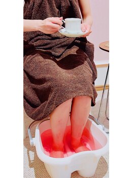 凜花/足浴で芯から温まる♪