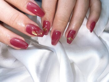 プティネイル(Petit Nail)/ワンカラー＋アート4本