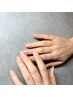 【HAND自爪風ジェル】ナチュラルワンカラーネイル,爪に優しいパラジェル使用