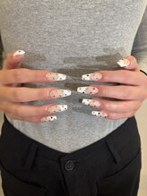 ANNA Nail/キラキラフレンチ