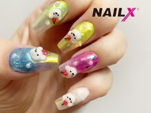 ネイリックス 栄ガスビル(NAILX)/しろくまソーダフロートネイル