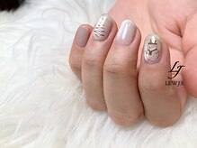 リュージェ(LEWJE)/クリスマスネイル　スノーマン