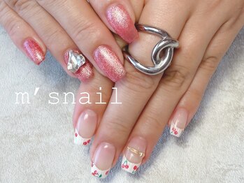 さくらんぼネイル