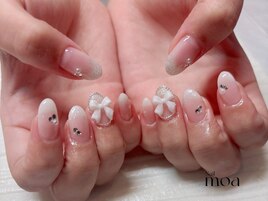 リボン　チェーン　ワンホン