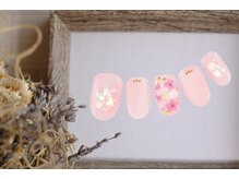 FAST NAIL 荻窪駅前店【パラジェル/ジェルネイル専門/定額/マグネット/フットネイル】/さくら　シンプル　【11659】