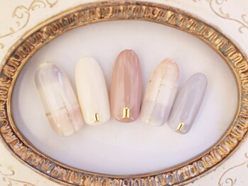 ネイルサロン あかねいろ/秋冬 チェック　クリスマス