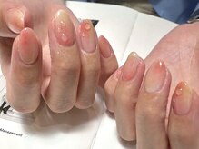 デューネイルスタジオ(dew nail studio)/桃ネイル