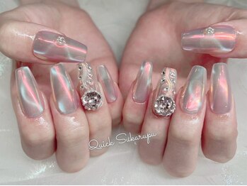 クイックスカルプ 高田馬場(Quick Sukarupu)/水色ネイル