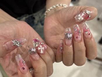 メロー(mellow)の写真/【繊細なアートからニュアンスまで】洗練されたアートで周りと差をつけて♪持ち込みデザインOK◎