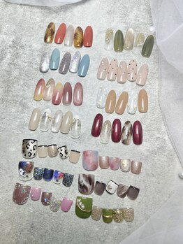 アクア AQUAの写真/新規オフ無料★アート込月替り定額ニュアンスデザイン5830円★大人シンプル定額5500円★店建物前にP完備！