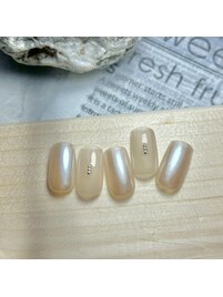 ワンカラー/ホワイトネイル
