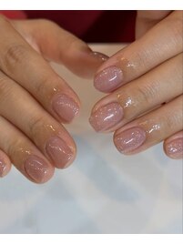 シンプルラメネイル