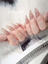 デリーネイル(Dely_nail)/ヌーディー・ビジューネイル