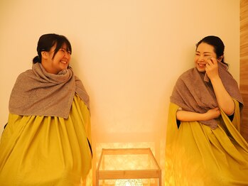 ほたるびの写真/お友達、親子、姉妹でご一緒に♪特別な人とペアよもぎ蒸しで癒やしのひとときを