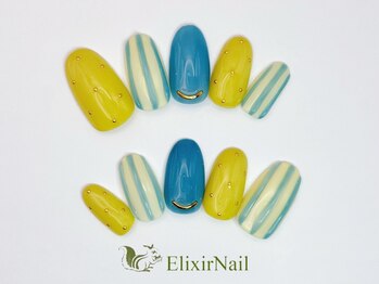 エリクサーネイル 新橋(Elixir Nail)/定額b カジュアル/クーポン使用