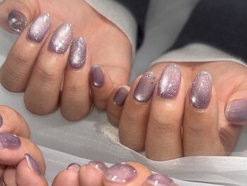 リズム(Nail salon Rism)の写真/忙しい方へ時短メニューオフ込み60分で叶う洗練されたシンプルネイルをお届けします♪