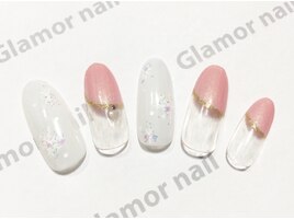 定額☆結晶×斜めフレンチ¥6800