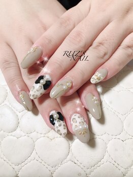ラズネイル(RUZ'S NAIL)/【秋本】レオパード