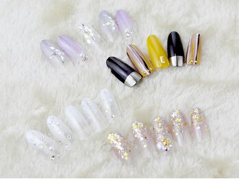 ヴィーナネイル 呉店(VinaNail)/12月定額アート★シンプルコース