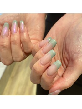 エムスラッシュ 横浜元町店(M.SLASH)/パラジェル　フレンチネイル