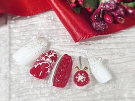 クリスマスネイル