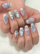 テラス(TERRACE)/ゴージャスガーリーリボンネイル