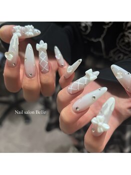 ホワイト×リボン