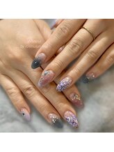 トータルビューティーローズ(Rose)/藤の花ネイル