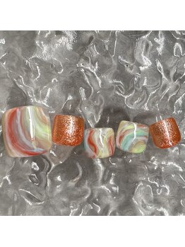 メロー(mellow)/orange LightBlue