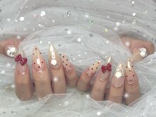 ベルグローアルファネイル(BELLE GROW ALPHA NAIL)/ハートドットネイル