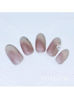 ネイルケアサロン ミウラ 井の頭通り店(miura)/2月季節デザイン定額アート