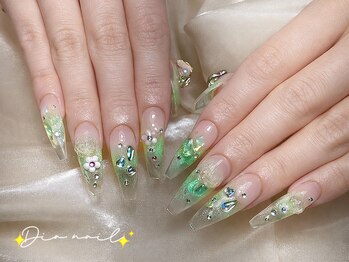 長さだし/持ち込み/春ネイル