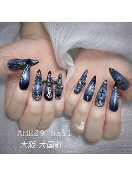 エイミ29ネイル(AME29 Nail)の写真/【好立地/アクセス良好】人気のキャラクター・推し活ネイル・Y2Kネイルにも対応◎モチの良さも抜群♪