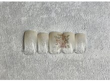 サビーハネイル(Sabiiha nail)/キラキラ紫陽花ネイル
