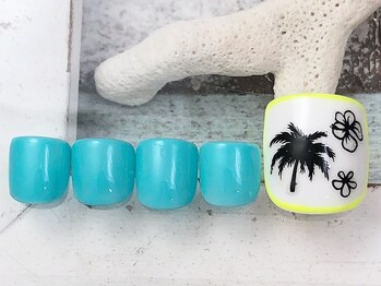 ネイルビート(NAIL BEAT)/summer フットネイル