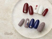 ネイルサロン ブランロール 白金店(Nail Salon Blanl'or)/冬の定番♪アーガイル&ニット
