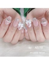 アジト(AZITO)/リボンnail