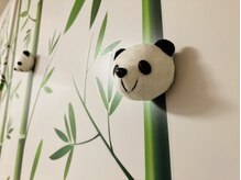 マッサージ ハウス 田町1号店/室内に癒しのパンダがついてます