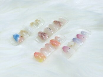 トランク ネイル(trunc nail)の写真/【定額コース¥6500】最旬デザインも豊富にご用意◎《ロープライス×ハイクオリティ》で満足するはず!