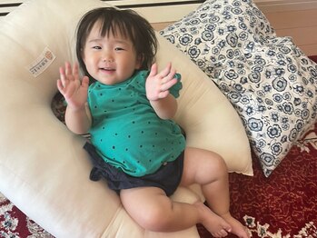 プリンセスフォー/マタニティクッションでニッコリ