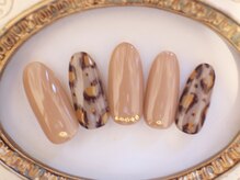 ネイルサロン あかねいろ/クリスマス　レオパード　豹柄