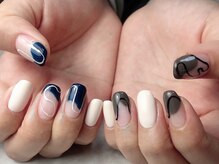 ブリスフルハピネス(Blissful happiness)/うねうねデザインネイル