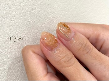 ミーサ(mysa.)の写真/シンプルなのに一癖あるニュアンスデザインが豊富!!持ち込みもOK◎最新デザインはブログをチェック！[練馬]