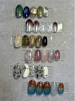 ビー(be...)の写真/ネイル初心者・デザインでお悩みの方におすすめ♪種類豊富な定額メニュ-で理想のデザインがきっと見つかる*