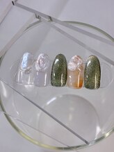 エクステ ネイル アイラッシュ サルサ グレイス 千葉店(SALSA GRACE)/【定額ニュアンスべっ甲ネイル】