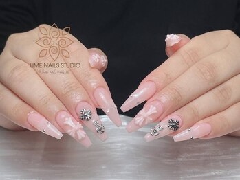 ウメネイルスタジオ(UME NAIL STUDIO)/題長さだしやり放題×つけ放
