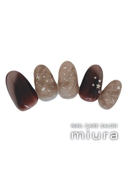 ネイルケアサロン ミウラ 井の頭通り店(miura)/秋 季節デザイン定額アート