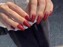 ボルドーネイル/長さだし10本