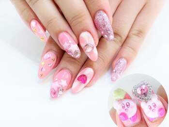 ネイルコレクション ピンク(Nail Collection Pink)/ジェル放題＋星のカービィ