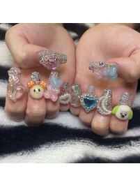 ゆめかわうーたんネイル